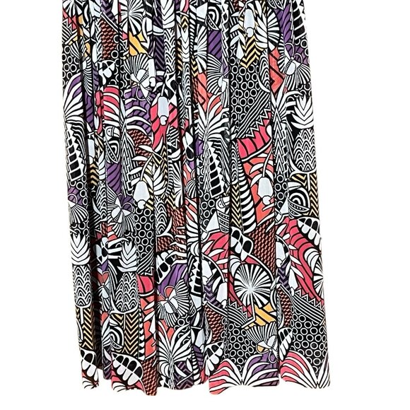 NWT Farm Rio for Anthropologie Tropical Lined Layered Side Zip Maxi Skirt S - Picture 3 of 7